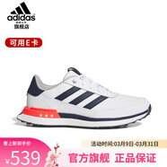阿迪達斯（adidas）高爾夫球鞋男士時(shí)尚輕便透氣輕量緩震BOA系帶GOLF運動(dòng)男鞋 IH8523 白色/灰色/黑色/紅色 40 （UK7.0）