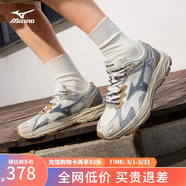 美津濃（MIZUNO）RACER S 軟底輕便運動(dòng)跑步鞋男女同款緩震透氣休閑慢跑鞋 01/日系丹寧 41 (265mm)