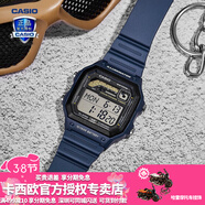 卡西歐（CASIO） 男表女表卡西歐手表男女情侶表學(xué)生時(shí)尚運動(dòng)表太陽(yáng)能雙顯電子表 WS-1600H-2AVPF宇宙藍 10年電量