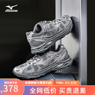 美津濃（MIZUNO）RACER S 軟底輕便運動(dòng)跑步鞋男女同款緩震透氣休閑慢跑鞋 24/野鴿灰 42 (270mm)