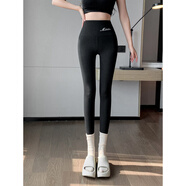 蘇三三保暖褲女冬季加絨加厚新款秋褲無(wú)痕內穿德絨打底褲外穿褲子 黑色 XL 建議120-145斤