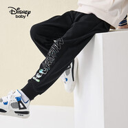迪士尼（DISNEY）女童撞色織帶長褲兒童褲子中大童休閑運動褲25春DB431ME20紫150