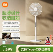 米家小米電風(fēng)扇落地扇家用直流變頻超靜音自然風(fēng)臺地兩用 輕音節能智能控制藍牙遙控輕薄電扇Pro
