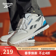 銳步銳步官方24新品男女款CLASSIC LEATHER CLIP拼色復古休閑運動(dòng)跑鞋 100074394 42.5 (27.5cm),US: 9.5