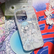 RSRDDYPlayGirl未來(lái)感機械少女亞文化小眾手機保護殼適用iPhone14pro蘋(píng)果13/12/11華為小米三星新款mate5 imd雙層手機保護殼（磁吸款） iPhone 16