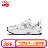 NEW BALANCENB童鞋男女兒童休閑運動(dòng)鞋網(wǎng)面透氣舒適休閑鞋學(xué)生防滑跑步鞋530 530SB1 33.5 腳長(cháng)20cm美碼2碼