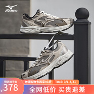 美津濃（MIZUNO）RACER S 軟底輕便運動(dòng)跑步鞋男女同款緩震透氣休閑慢跑鞋 07/褐灰色 41 (265mm)