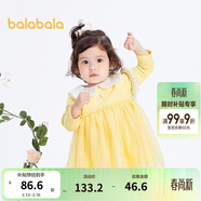 巴拉巴拉寶寶連衣裙蓬蓬網(wǎng)紗裙A字裙女童裝2025秋季裙子兒童209325111003