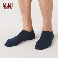 MUJI MUJI 男式 合腳直角 運動(dòng)船襪 F9SA004 海軍藍 25-27cm/40-44碼