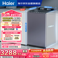 海爾（Haier）云溪2.0雙動(dòng)力全自動(dòng)波輪洗衣機 10KG 免清洗 防纏繞 家電以舊換新京東自營(yíng) MS100-BZ568H