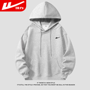 回力衛衣男春秋季連帽男士衛衣寬松外套男休閑長(cháng)袖t恤男衣服男裝