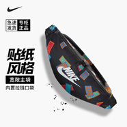 耐克nike腰包男女大容量戶(hù)外運動(dòng)跑步單肩斜跨包胸包禮物送男友 黑色DM2162-010 均碼