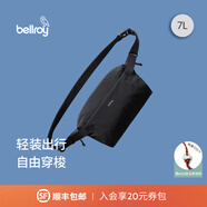 Bellroy26年新色 Lite Sling 7L輕量通勤輕便騎行胸包磁吸斜挎包 墨黑色7L【熱銷(xiāo)】