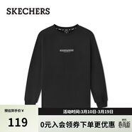斯凱奇（Skechers）男女同款休閑針織長(cháng)袖T恤衫L325U096