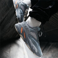 阿迪達(dá)斯（adidas）男女鞋 Yeezy 700 Runner Boost侃爺椰子老爹復(fù)古限量跑步鞋 EG7597慣性 灰粉椰子 40