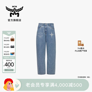MCM官方正品【新品】COLLECTION女式牛仔褲直筒褲百搭 藍色 40