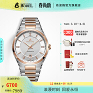 依波路（ERNEST BOREL）【春尚新】瑞士表情侶機械表原裝進(jìn)口送老公傳承系列周年禮物 男表【40MM】N0565G0A-MN2N