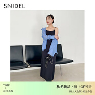 SNIDEL2025秋冬新品優(yōu)雅氣質(zhì)純色愛(ài)心印花吊帶連衣裙SWCO254183 黑色 S (0)