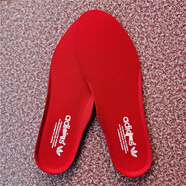 瑟夢(mèng)逸適配Adidas阿迪達斯鞋墊原裝三葉草Yeezy椰子350防臭EQT男女鞋墊 紅色白標AD小標 36
