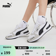 彪馬（PUMA）復古跑鞋輕便休閑鞋男女款新款春季運動(dòng)鞋R78 373117 白-淺灰-黑色-02 38