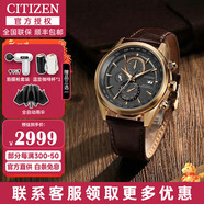 西鐵城（CITIZEN）手表光動(dòng)能電波表藍天使一代二代空中之鷹藍寶石雙顯商務(wù)休閑男表 AT8263-10H 空中之鷹