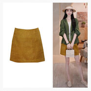 【鎏金裙褲】新中式國風(fēng)香云紗短裙顯瘦百搭顯高A字版真絲半身裙 M依依尺碼 90-100斤 均碼 無(wú)規格