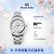 冠藍獅（Grand Seiko）信州雪系列g(shù)s日本原裝信州白雪花新年禮物男女情侶手表鈦金屬 男雪花SBGA211G