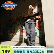 Dickies874經(jīng)典款工裝褲男女同款直筒休閑長(cháng)褲復古回潮易穿搭褲子 黑色 （腰部修身 卡碼建議拍大） 28