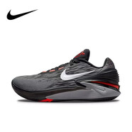 耐克（NIKE）Air Zoom GT CUT 2男子低幫輕便減震實(shí)戰(zhàn)運(yùn)動(dòng)籃球鞋 黑紅DJ6013-001 43
