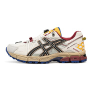 asicsGel-Kahana8FL戶(hù)外越野復古低幫跑步鞋男女同款 白色/黑色 41.5
