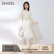 SNIDEL【精英衣櫥】高腰雪紡歐根紗A字半身裙SWFS234229 圓點(diǎn)圖案 S (0)