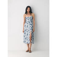 ARITZIA女士長(cháng)裙 Barrafina顯瘦修身雪紡開(kāi)叉夏季約會(huì )優(yōu)雅抹胸連衣裙 LT BIRCH/ ADMIRAL 均碼 |12