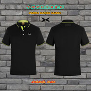 立賜新款小鵬汽車(chē)4S店工作服POLO衫定制男女全棉T恤訂做半袖印字logo 小鵬工服【黑色】版本1 L x 短袖