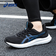 asics亞瑟士跑步鞋男鞋夏季JOLT 5專業(yè)運動鞋子男網(wǎng)布透氣緩震耐磨跑鞋 黑色/藍(lán)色006 40.5