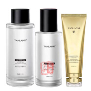 燕蘭熹護膚品多肽小分子調理水乳日夜原液精華煙酰胺補水保濕化妝品套裝 多肽小分子三件套100ml