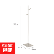 不銹鋼正掛架服裝店衣帽架落地式掛衣架子男女裝店專(zhuān)用貨架展示架 不銹鋼：正掛C款