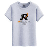 賓宇兄弟（BINYUXD）男士短袖t恤潮牌夏天寬松insT恤潮流純棉半袖青春男裝半截袖體恤 淺灰色 S