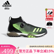 阿迪達斯（adidas）高爾夫球鞋女士新款W CODECHAOS BOA紐扣高幫運動(dòng)休閑跑步鞋 GZ7295 黑色/銀色/白色 36 （UK4.5）