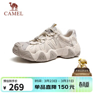 駱駝（CAMEL）云山1代戶(hù)外春夏徒步登山休閑丑萌鞋情侶 G15S076104 燕麥色 41