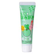 GC護(hù)牙素日本含氟加強(qiáng)型正畸白斑脫礦防蛀牙plusgc成人6歲以上兒童 含氟兒童牙膏蘋果味40g