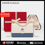 CAHOE KULLO包包女包2026年新款女士斜挎包輕奢侈單肩包時(shí)尚小方包情人節禮物 淺藍色【禮盒裝】--CK女包 實(shí)用走心高級感禮盒裝