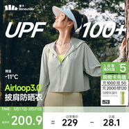 蕉下（beneunder）防曬衣女春夏新款冰絲涼感升級披肩AL118遠山灰L