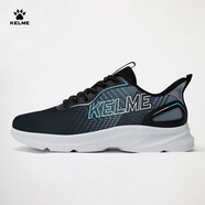 卡爾美（KELME）運動鞋男新款健身戶外跑步鞋男透氣減震輕便鞋子男 黑深灰 44