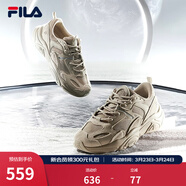 斐樂(lè )（FILA）跑步鞋老爹鞋男鞋FILA MARSⅡ火星二代情侶款復古運動(dòng)鞋休閑鞋 駝絲錦-DO-F12M131116F 42.5