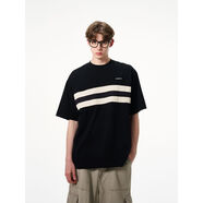 東馨鳥(niǎo)280克重磅夏季新款美式復古T恤短袖寬松oversize休閑上衣 酒紅色200克 S S建議60+80斤