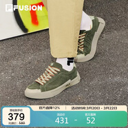 FILA FUSION斐樂(lè )潮牌帆布鞋2025年男鞋POP時(shí)尚休閑鞋低幫板鞋