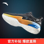 安踏KT3 team低幫籃球鞋男彈力膠減震防滑耐磨訓練鞋男士輕便運動(dòng)鞋 【KT3 TEAM低幫版】黑/灰-2 42.5 (265mm)