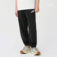 巴拉巴拉兒童褲子男女童長(cháng)褲2026新款春裝親子街頭戶(hù)外運動(dòng)褲休閑運動(dòng)褲 黑色90001-208226108105 165 成人可穿