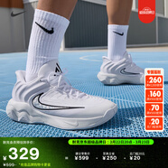 耐克字母哥男實(shí)戰籃球鞋春季NIKE GIANNIS IMMORTALITY 4 FQ3681 100白/黑/白金色 45