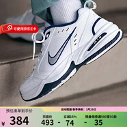 耐克（NIKE）官方男鞋女鞋 AIR MONARCH IV氣墊運動(dòng)鞋休閑鞋老爹鞋跑步鞋鞋子 415445-102 男女同款 藍白 44